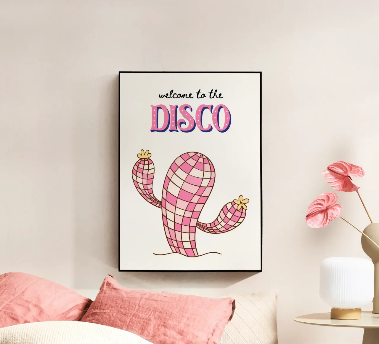 Cactus disco plexiglass da PinkCandyWalls