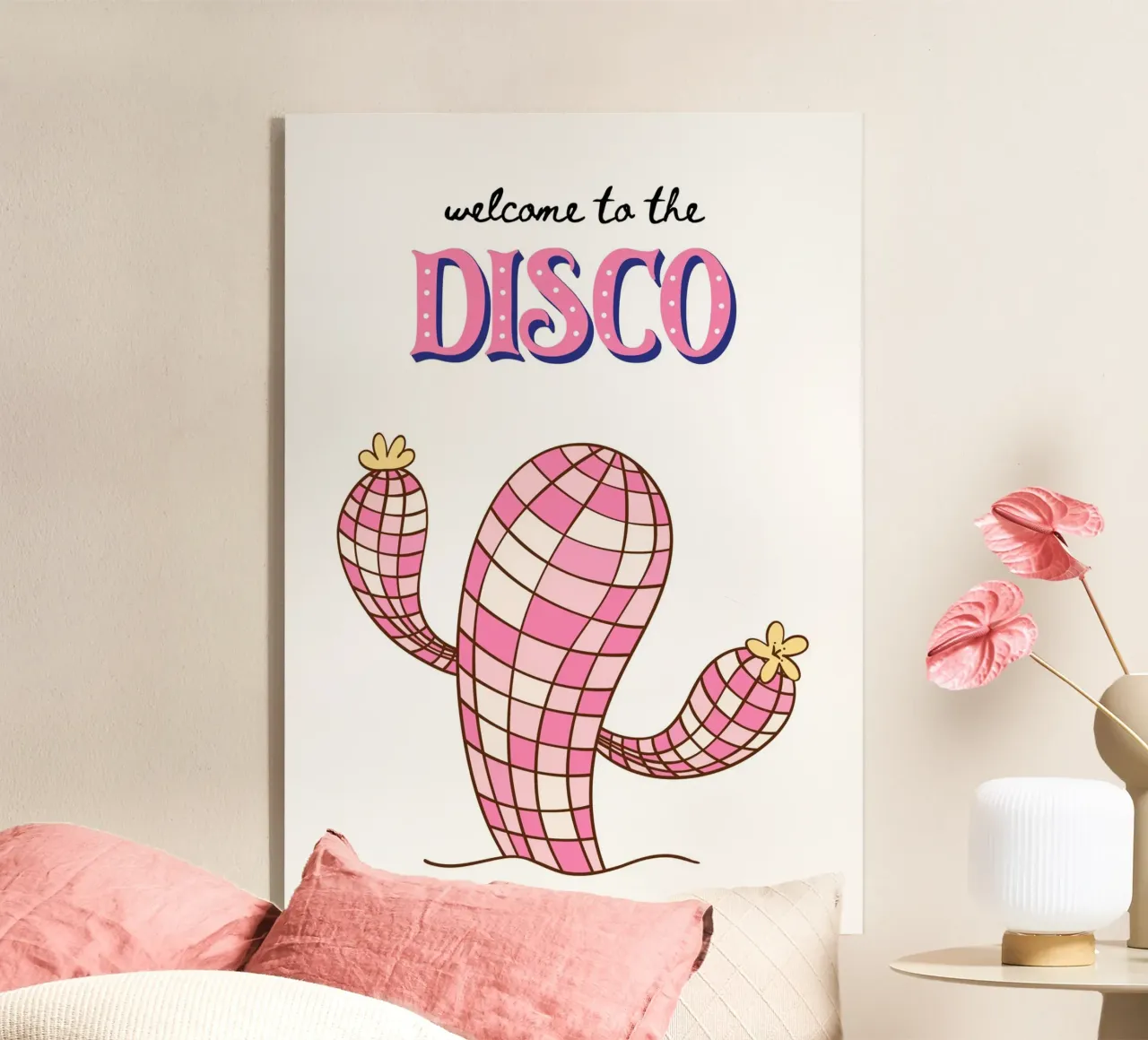 Cactus disco plexiglass da PinkCandyWalls