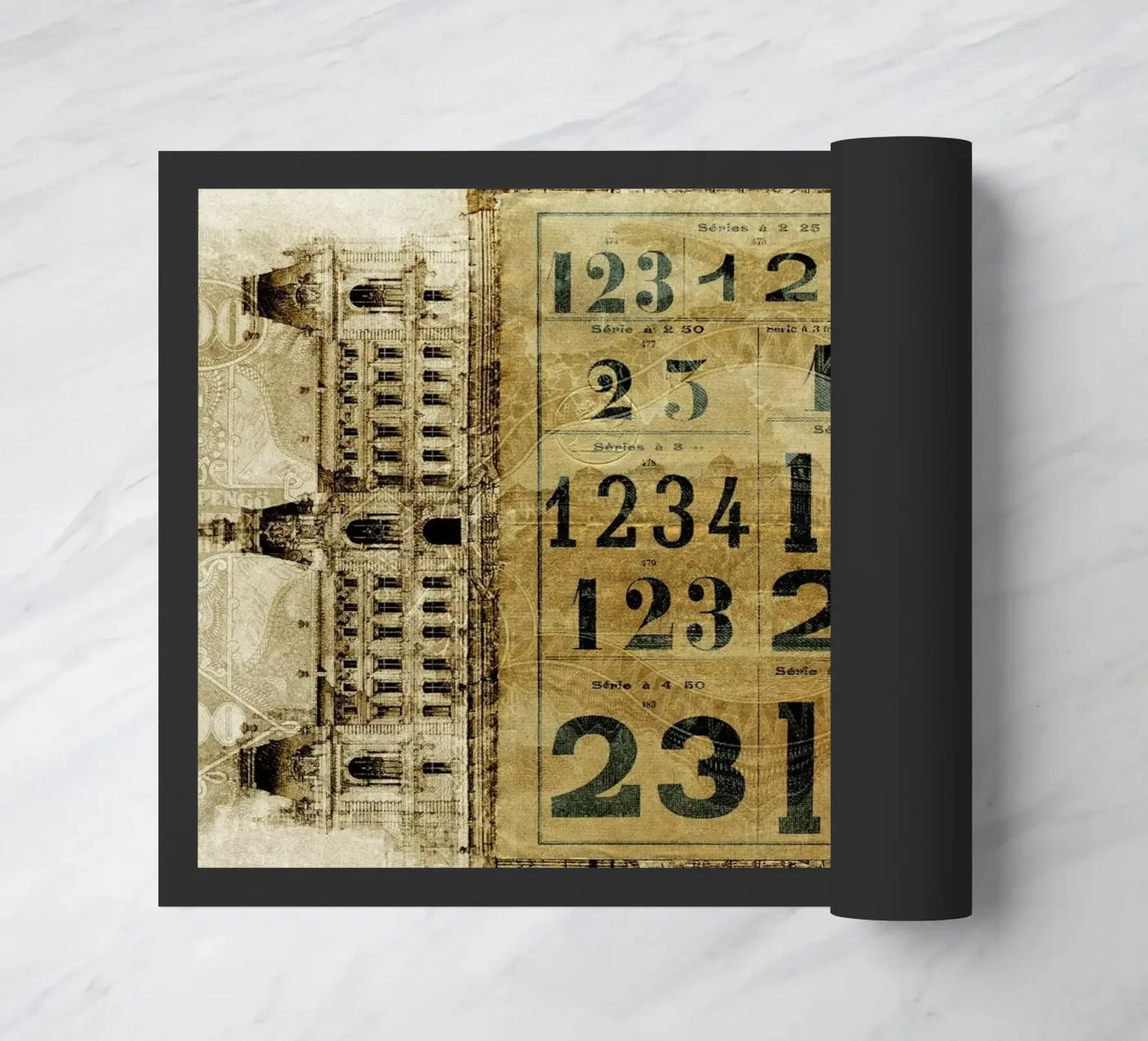 Ephemera 5 doormat by Mr Cup