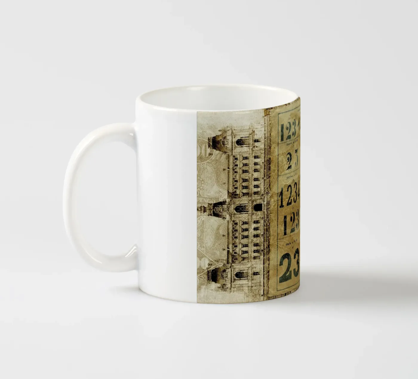 Ephemera 5 ceramic mug by Mr Cup