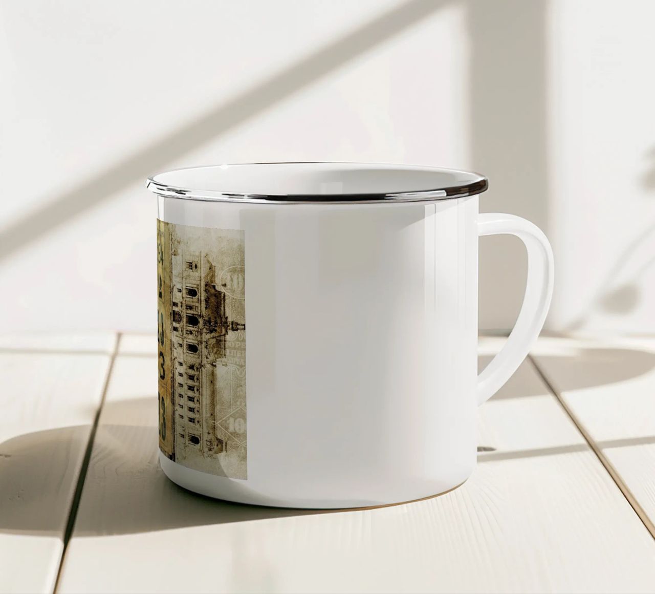 Ephemera 5 tazza in smalto da Mr Cup