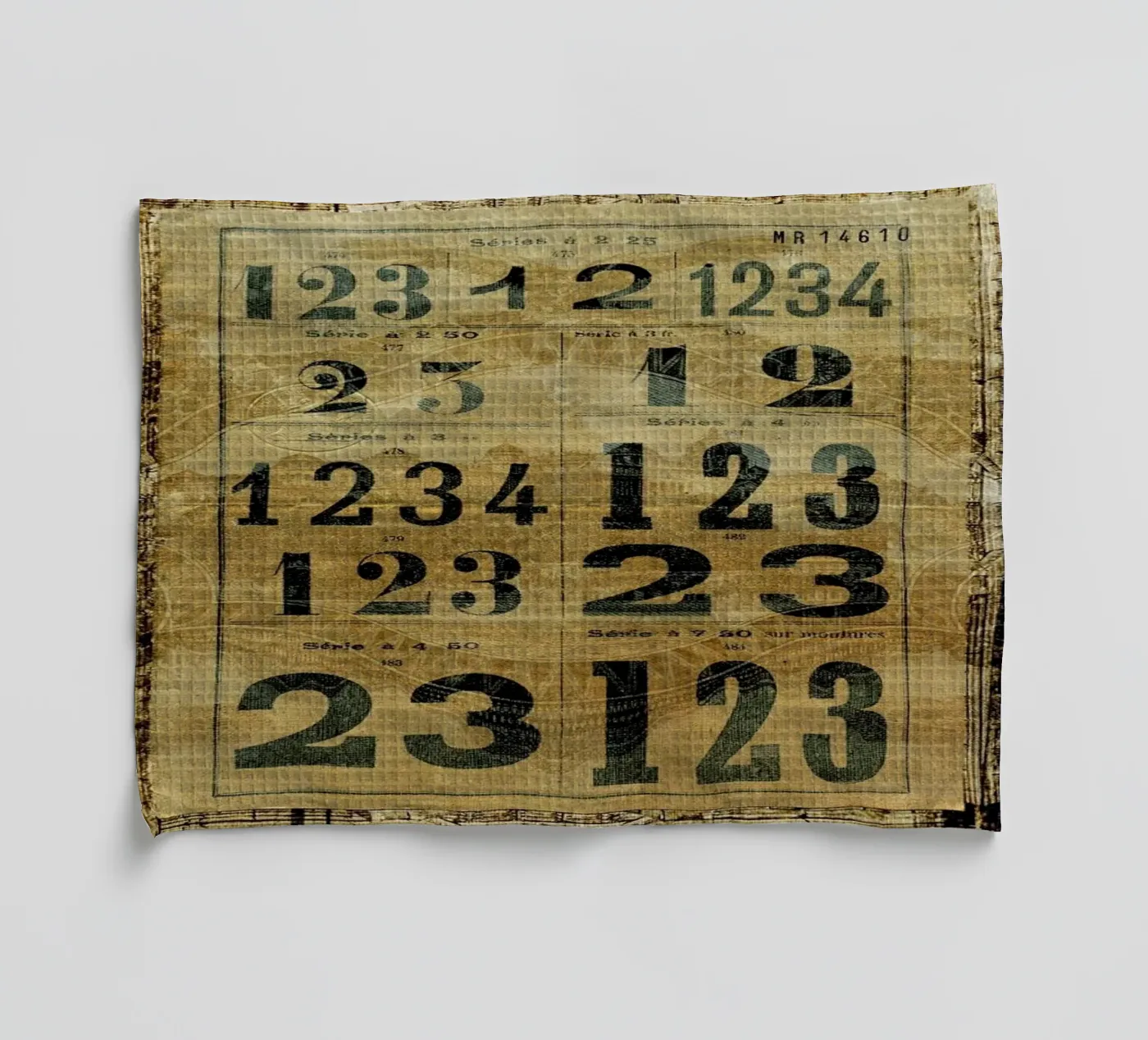 Ephemera 5 torchon de Mr Cup