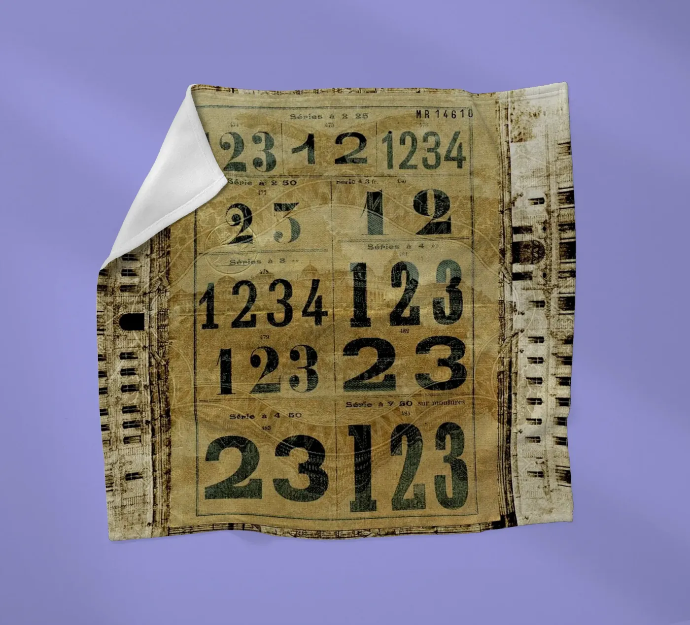 Ephemera 5 fleece blanket by Mr Cup