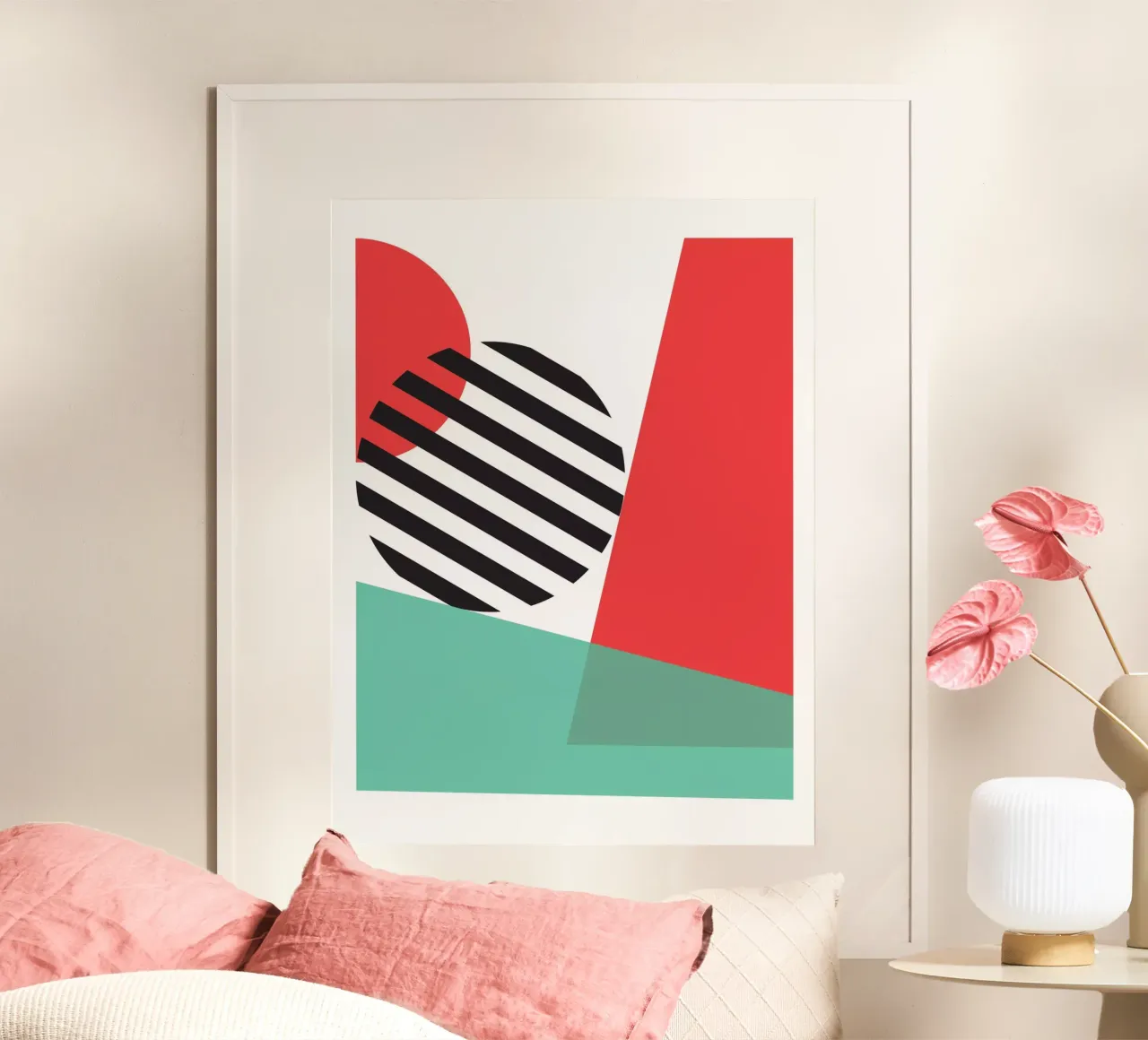 Throwing Shapes poster by Kim Hubball Studio