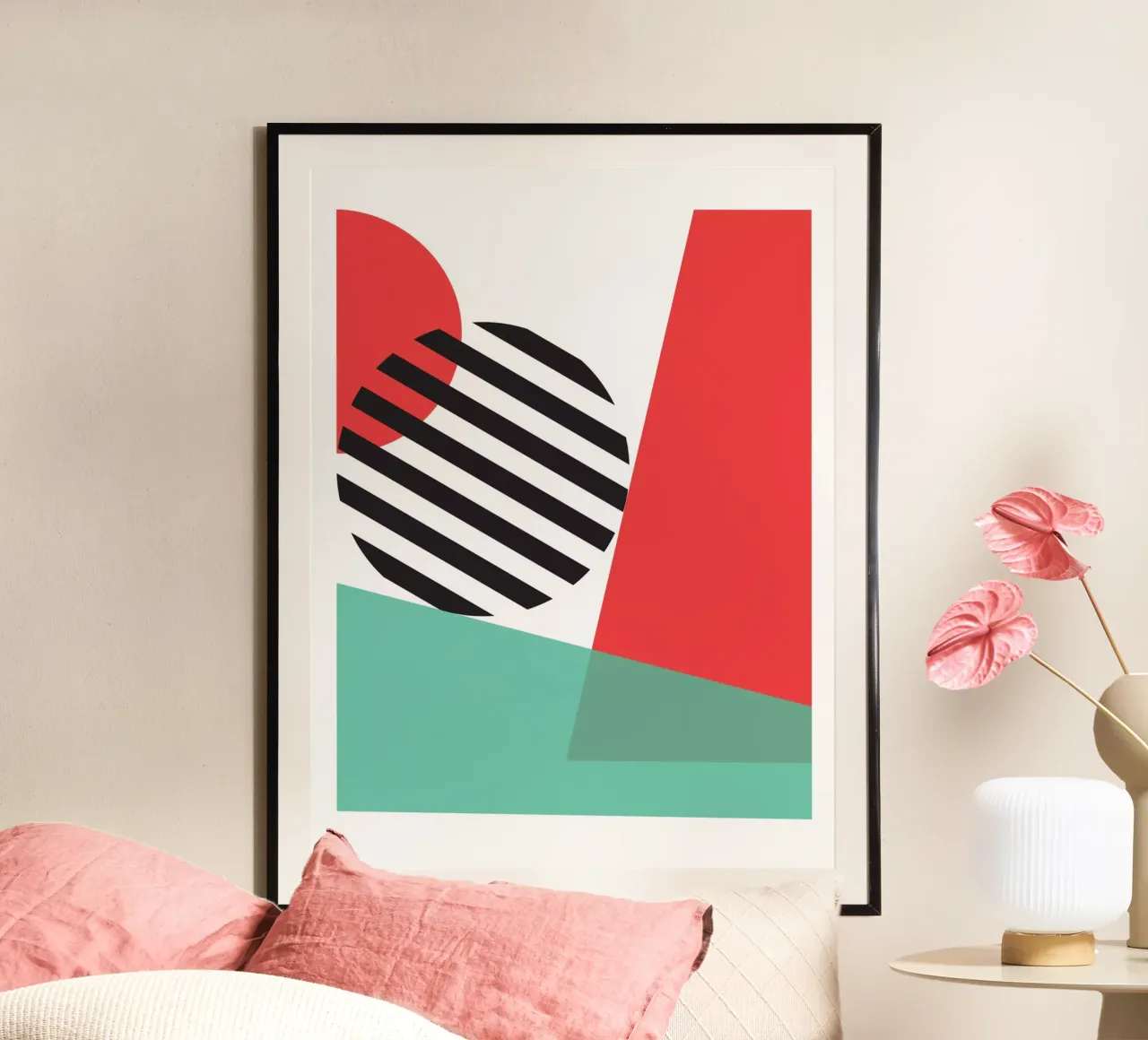 Throwing Shapes poster by Kim Hubball Studio