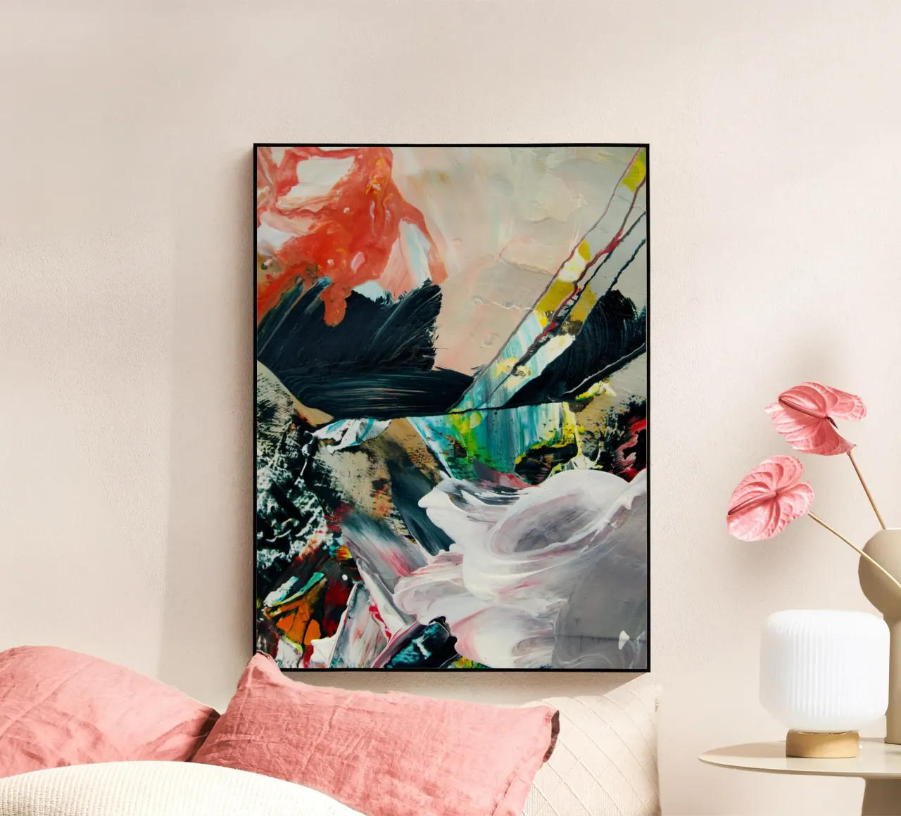 abstract painting xv plexiglass da vintageshop