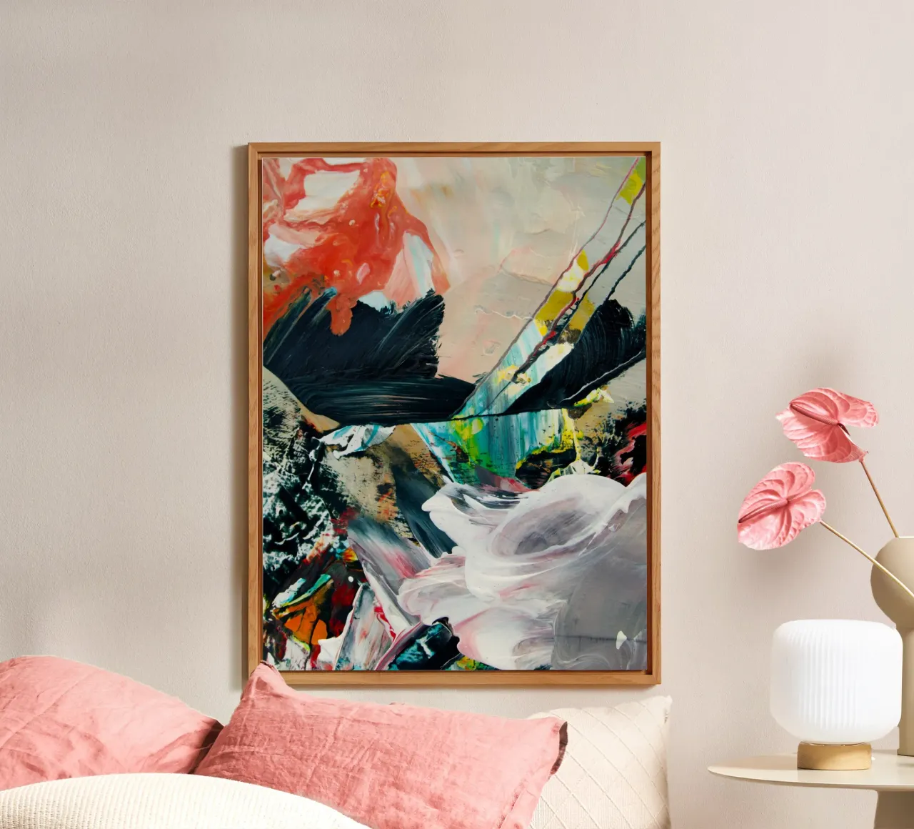 abstract painting xv alluminio dibond da vintageshop