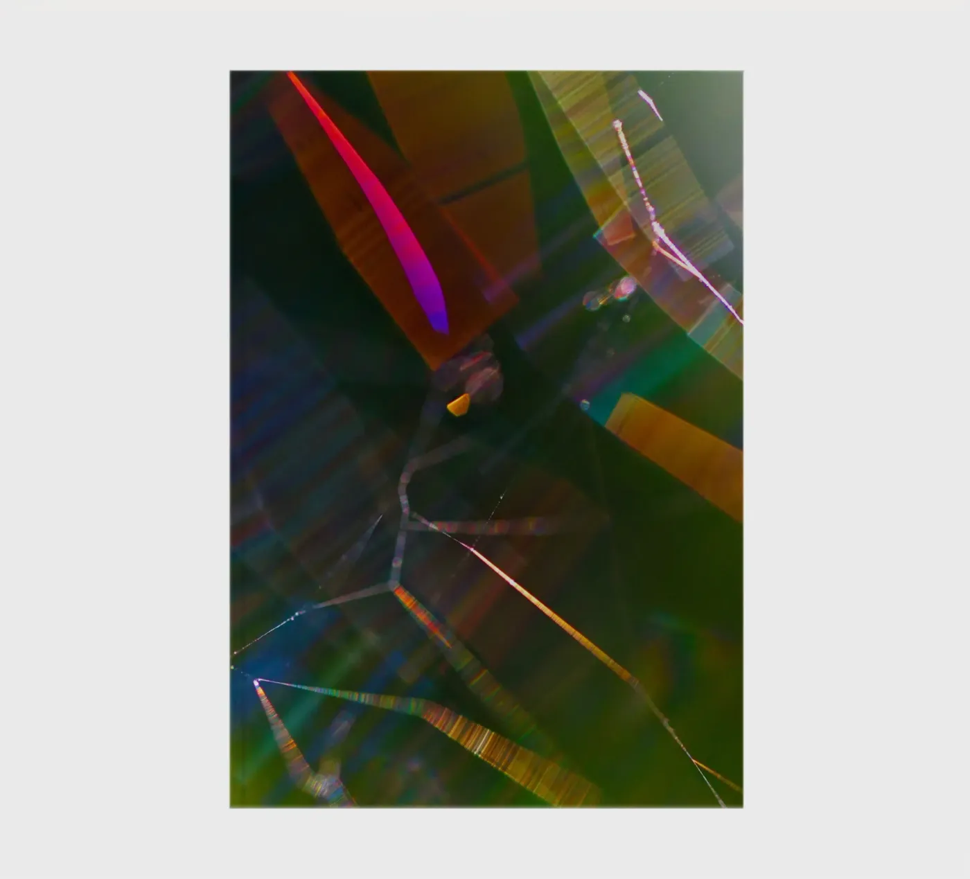 abstract spider web Notizbuch von vintageshop