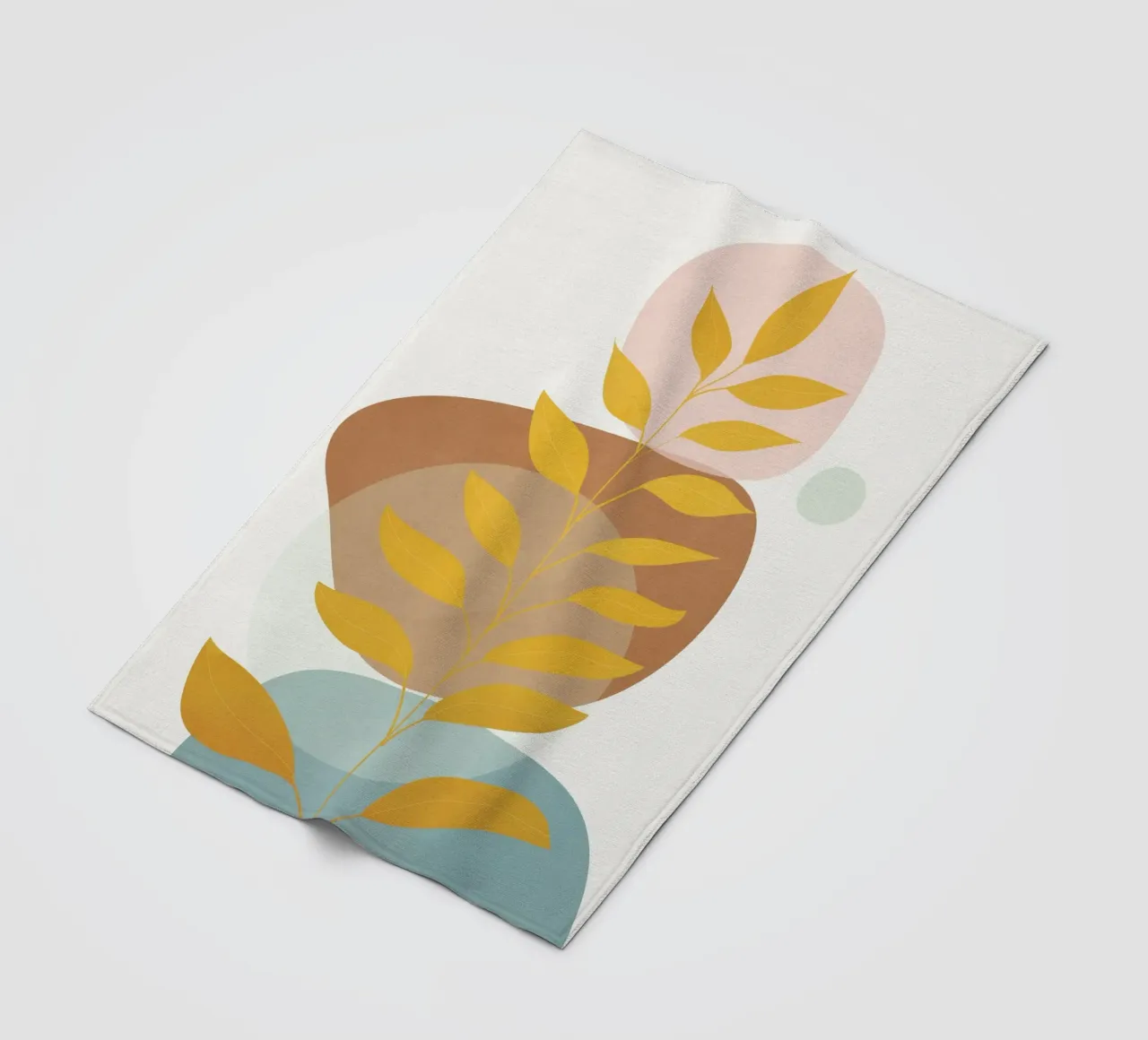 Soft Abstract Shapes 06 coperta in pile da Flow Line