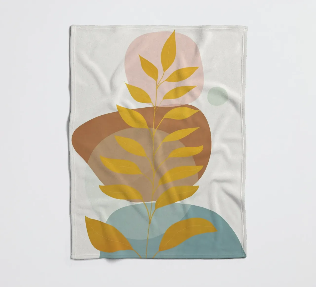 Soft Abstract Shapes 06 coperta in pile da Flow Line