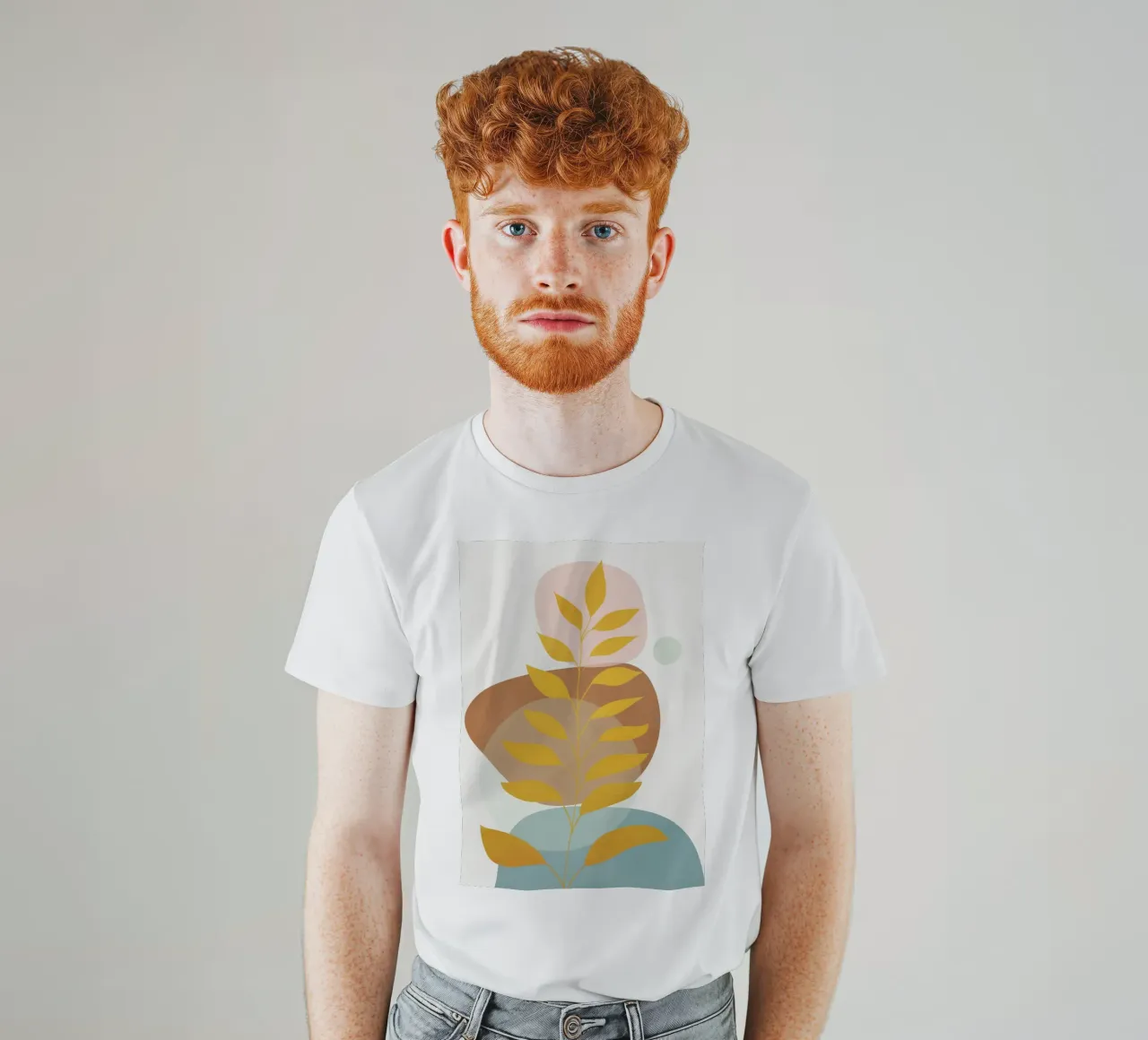 Soft Abstract Shapes 06 camiseta de Flow Line
