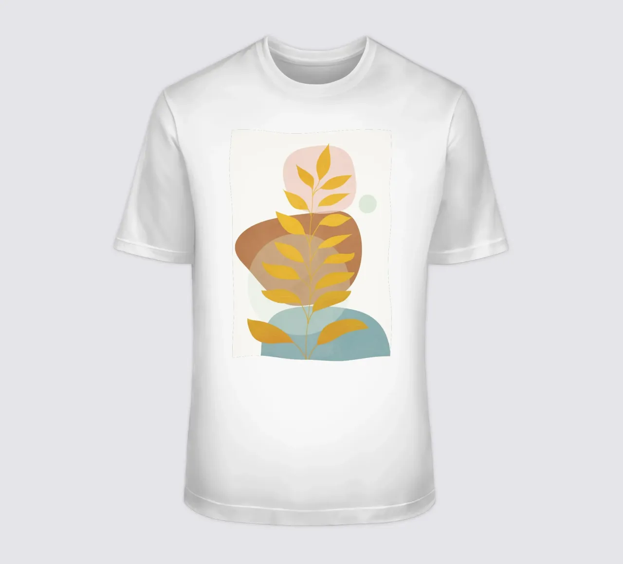 Soft Abstract Shapes 06 t-shirt da Flow Line
