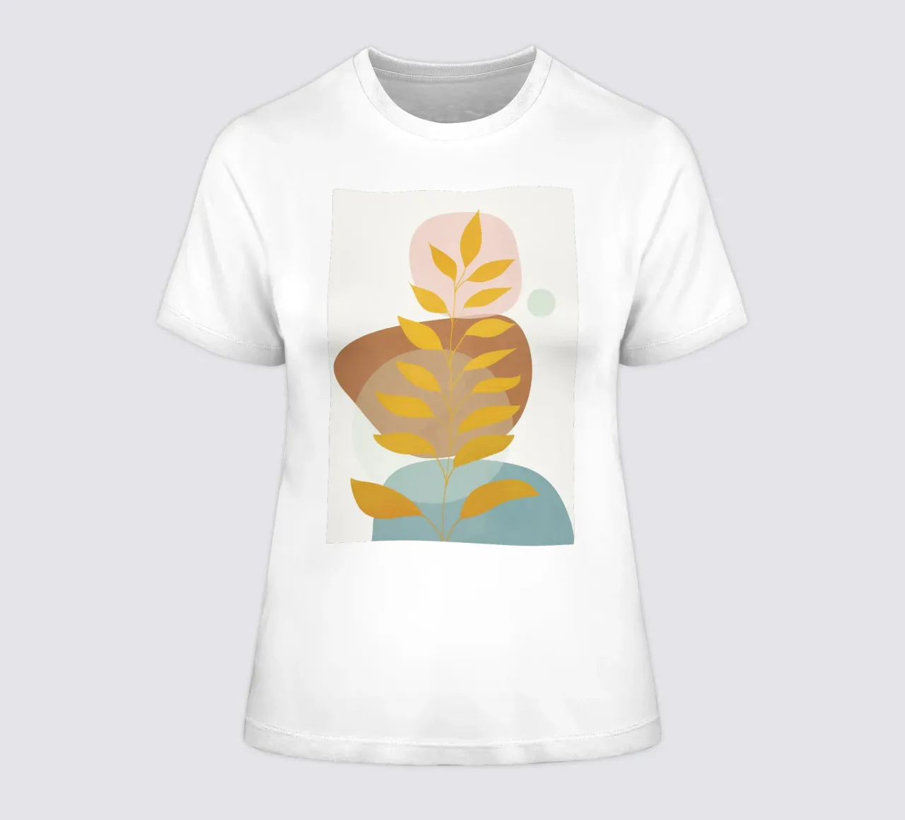 Soft Abstract Shapes 06 t-shirt da donna da Flow Line