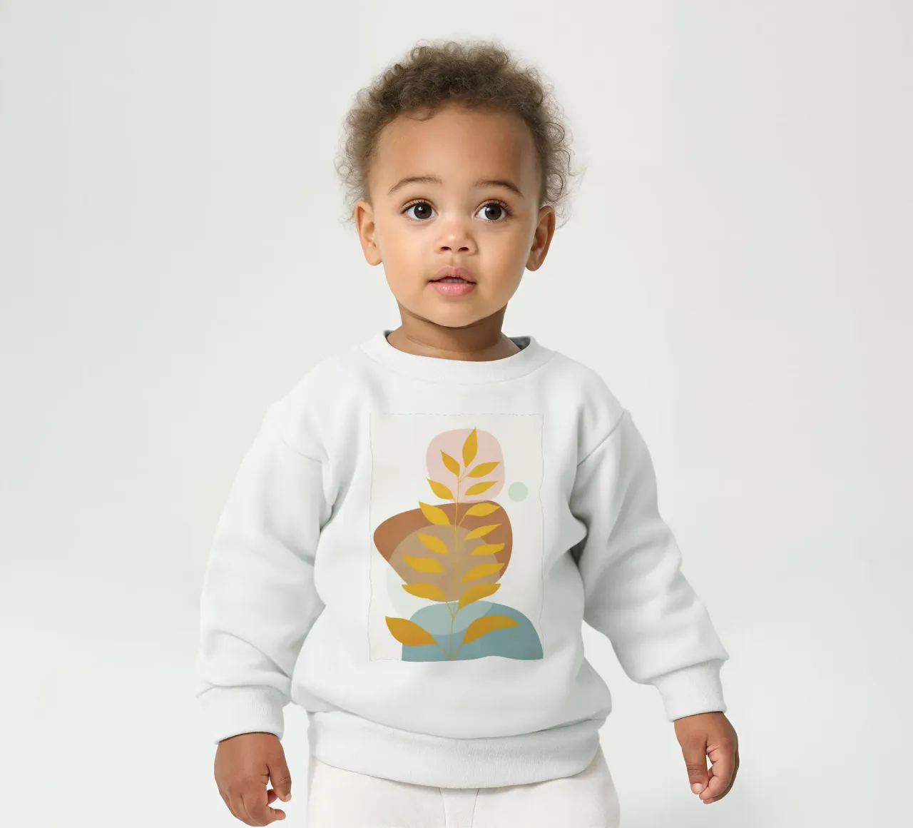 Soft Abstract Shapes 06 felpa neonato da Flow Line