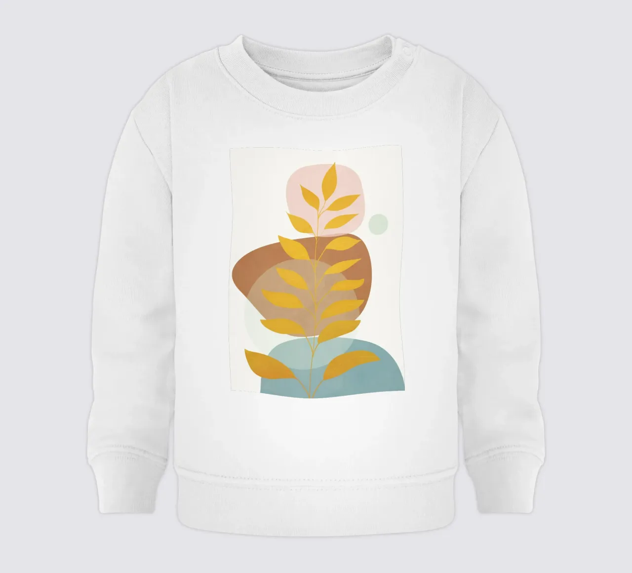 Soft Abstract Shapes 06 felpa neonato da Flow Line