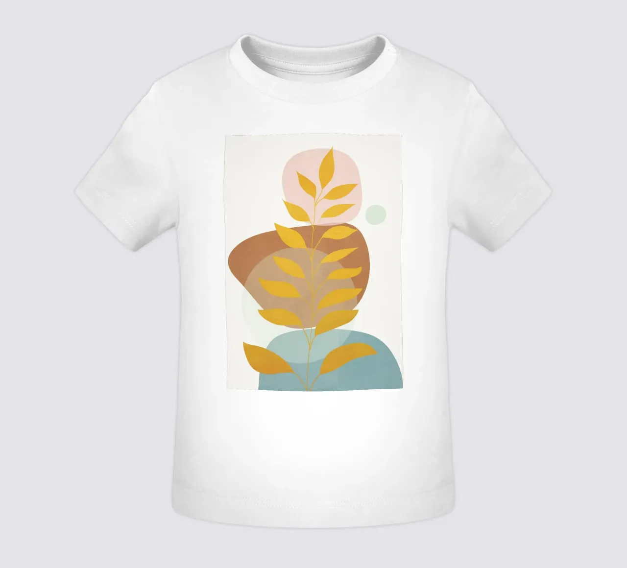 Soft Abstract Shapes 06 maglietta neonato da Flow Line