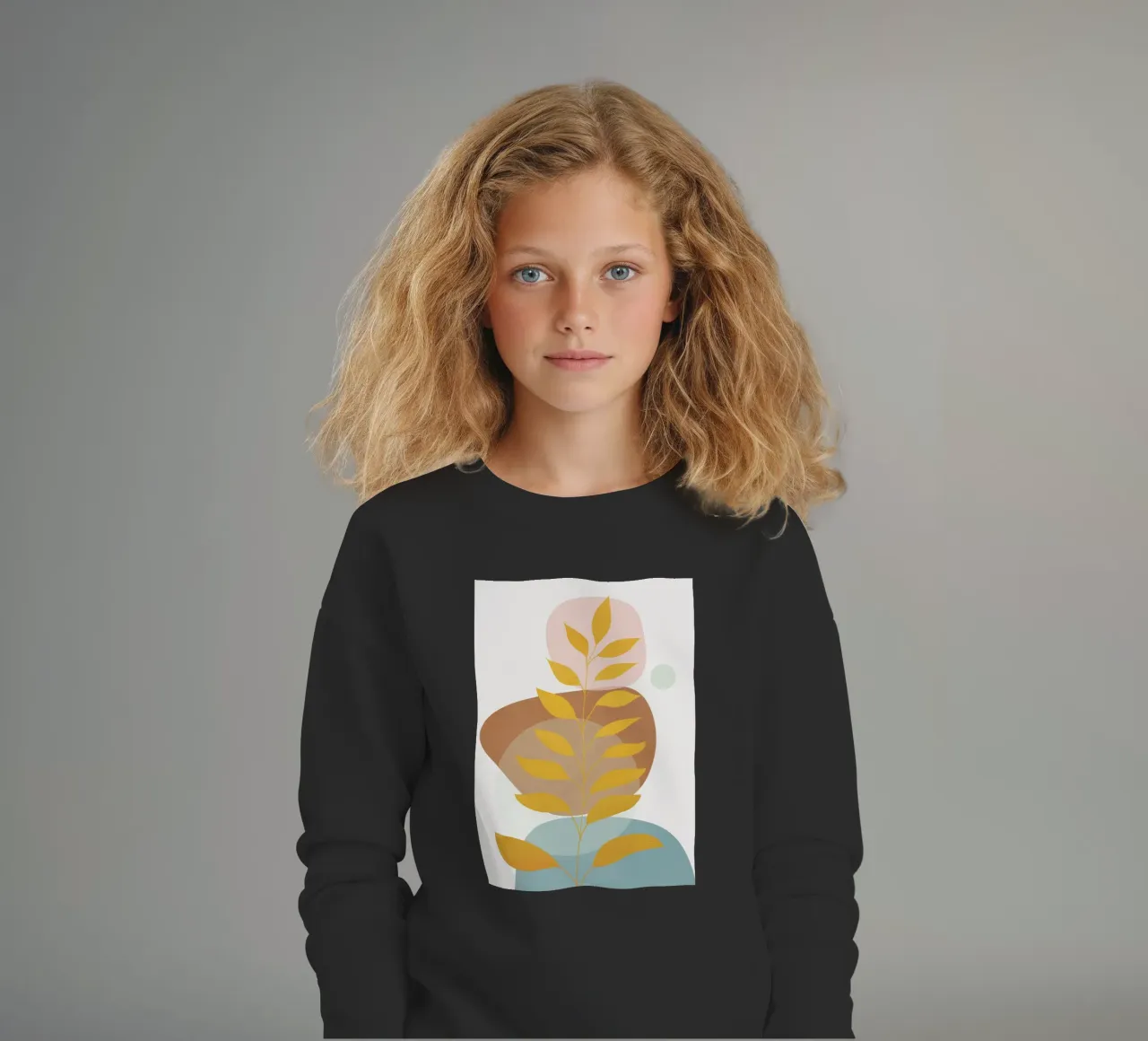 Soft Abstract Shapes 06 felpa bambino da Flow Line