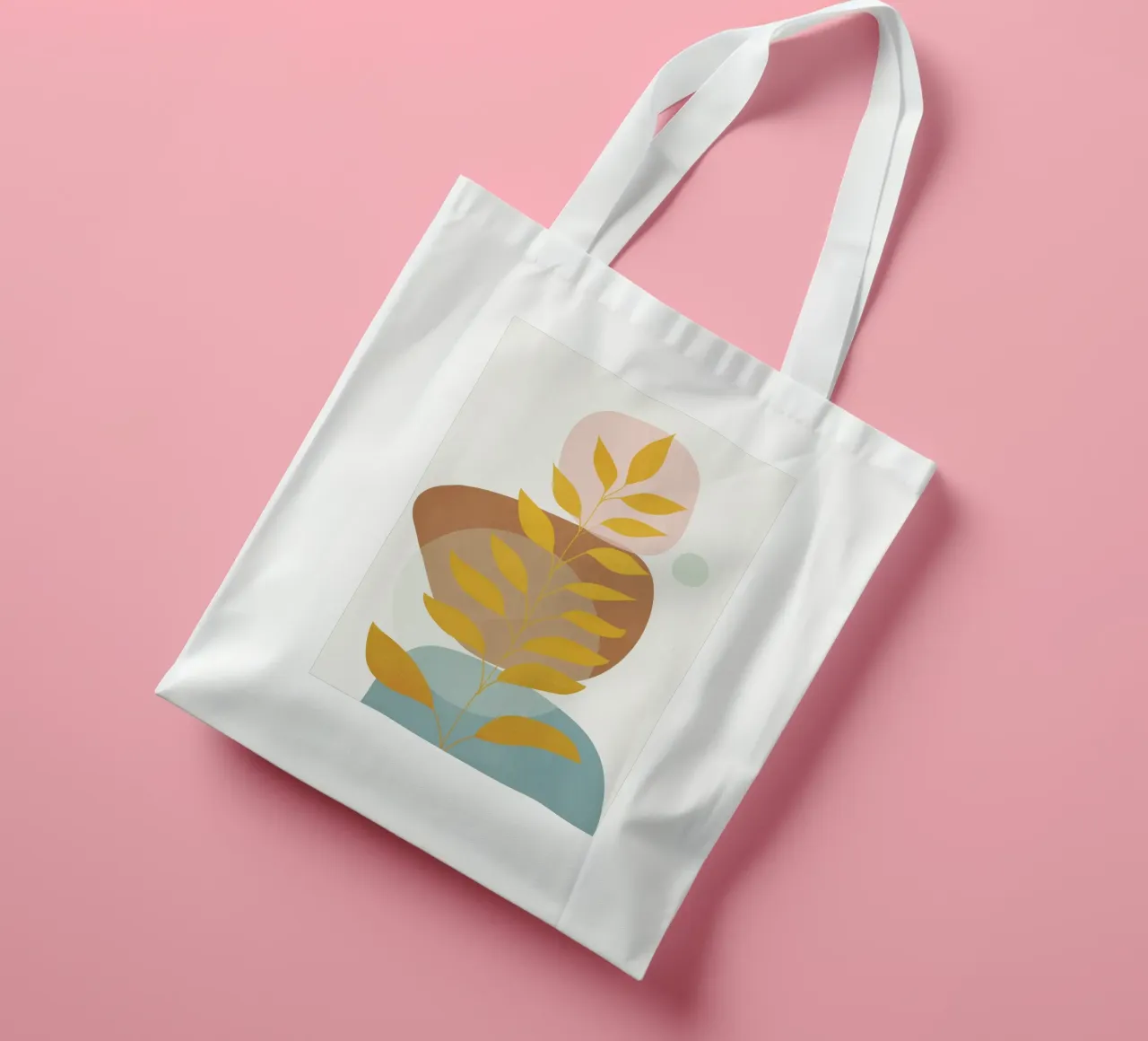 Soft Abstract Shapes 06 borsa in juta da Flow Line