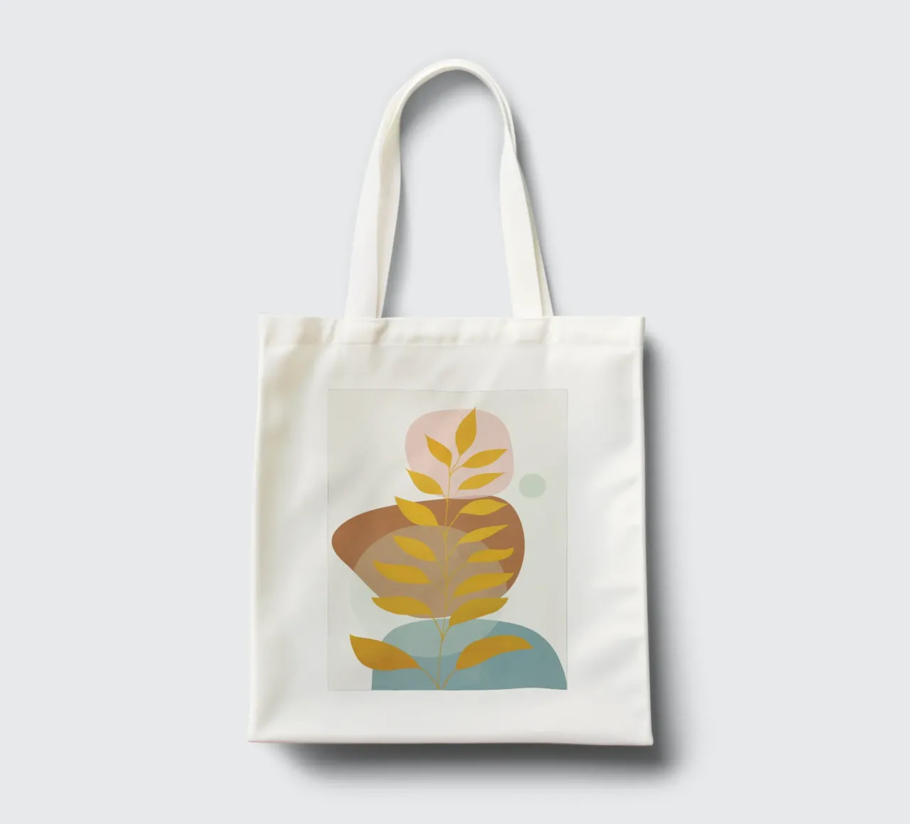 Soft Abstract Shapes 06 borsa in juta da Flow Line