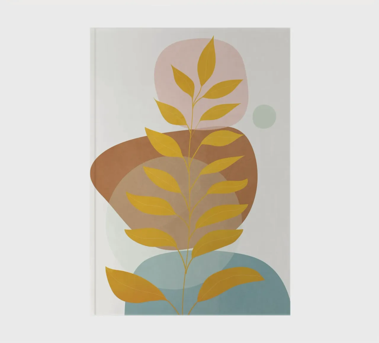 Soft Abstract Shapes 06 carnet de notes de Flow Line