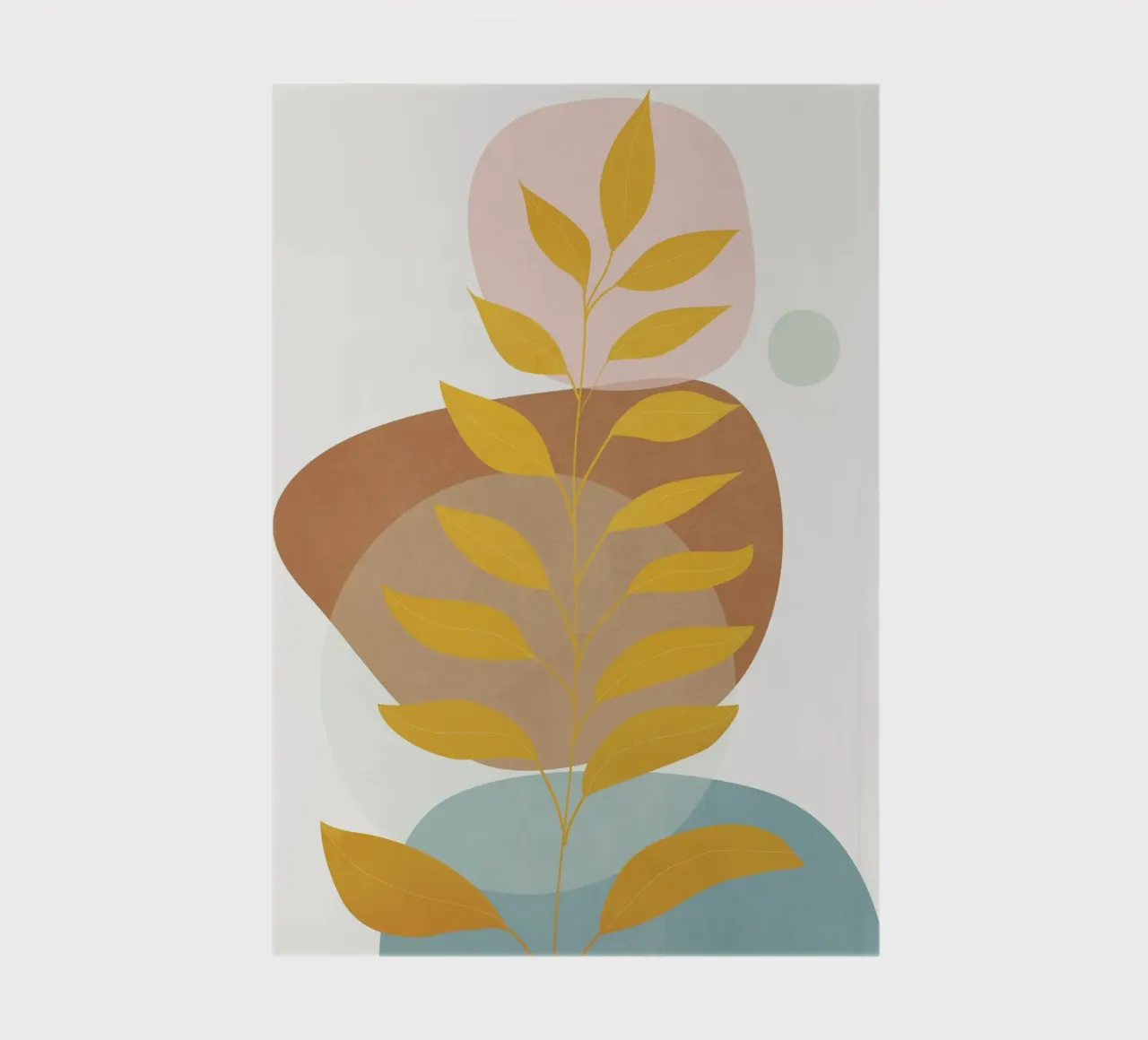 Soft Abstract Shapes 06 carnet de notes de Flow Line