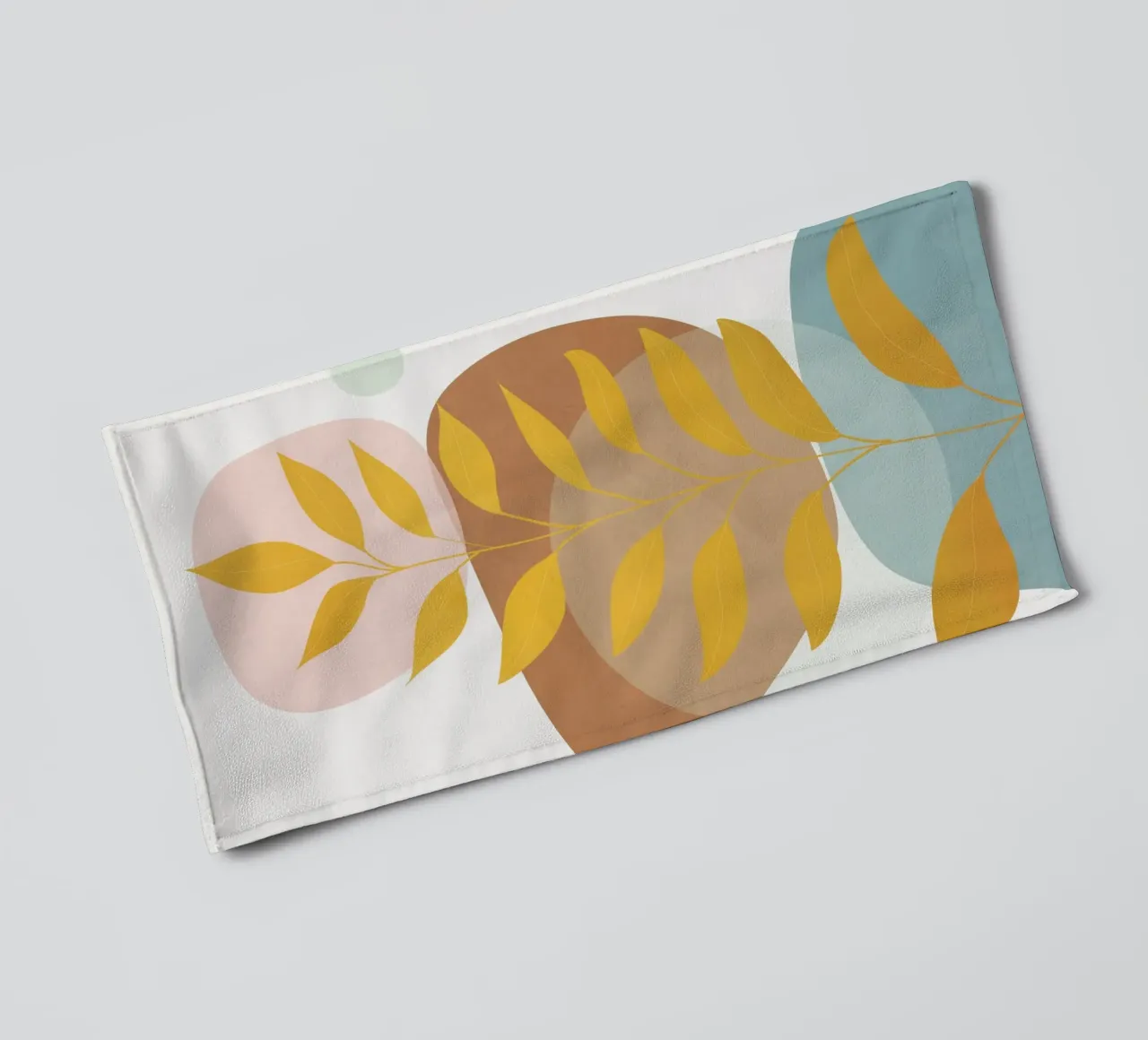 Soft Abstract Shapes 06 towel by Flow Line