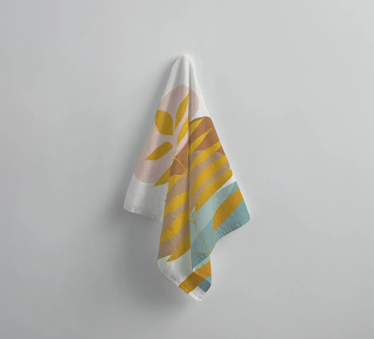Soft Abstract Shapes 06 towel by Flow Line
