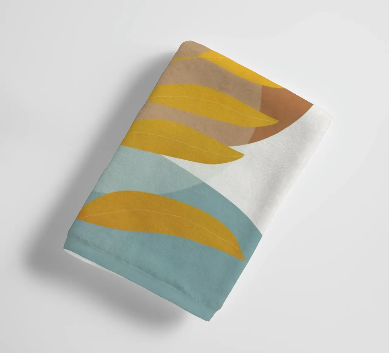 Soft Abstract Shapes 06 towel by Flow Line