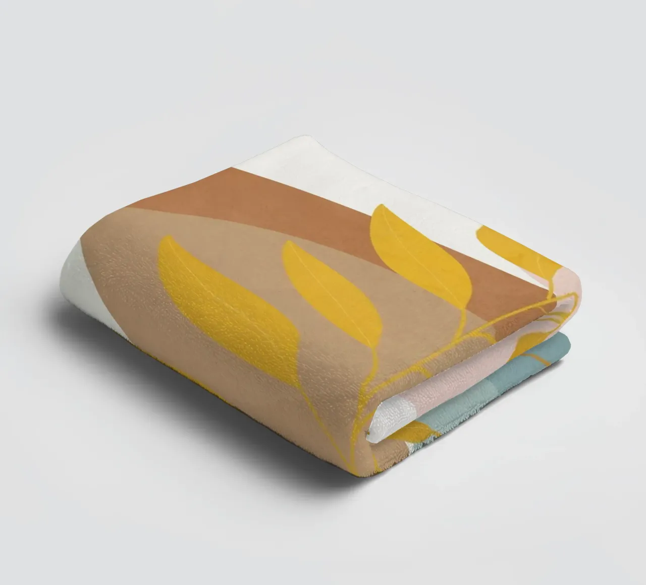 Soft Abstract Shapes 06 badhanddoek van Flow Line