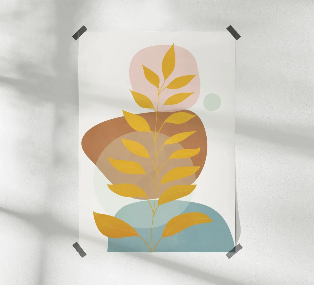 Soft Abstract Shapes 06 carta hahnemühle da Flow Line