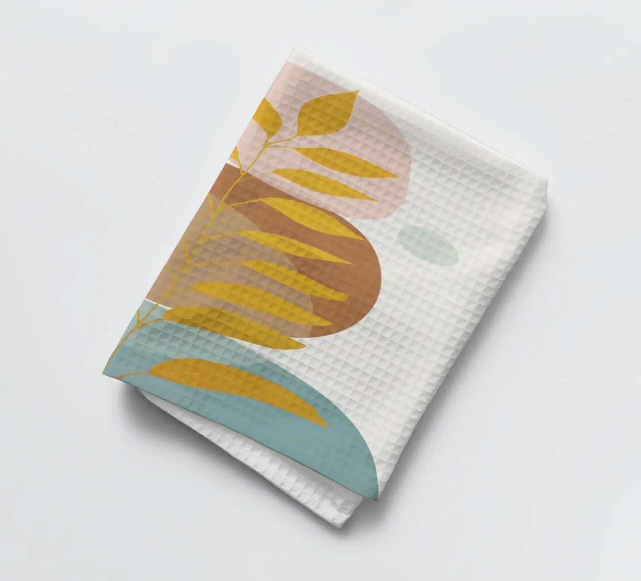 Soft Abstract Shapes 06 Geschirrtuch von Flow Line