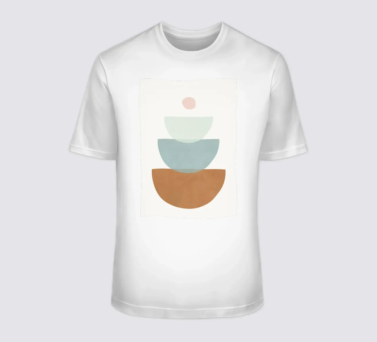 Soft Abstract Shapes 11 t-shirt da Flow Line