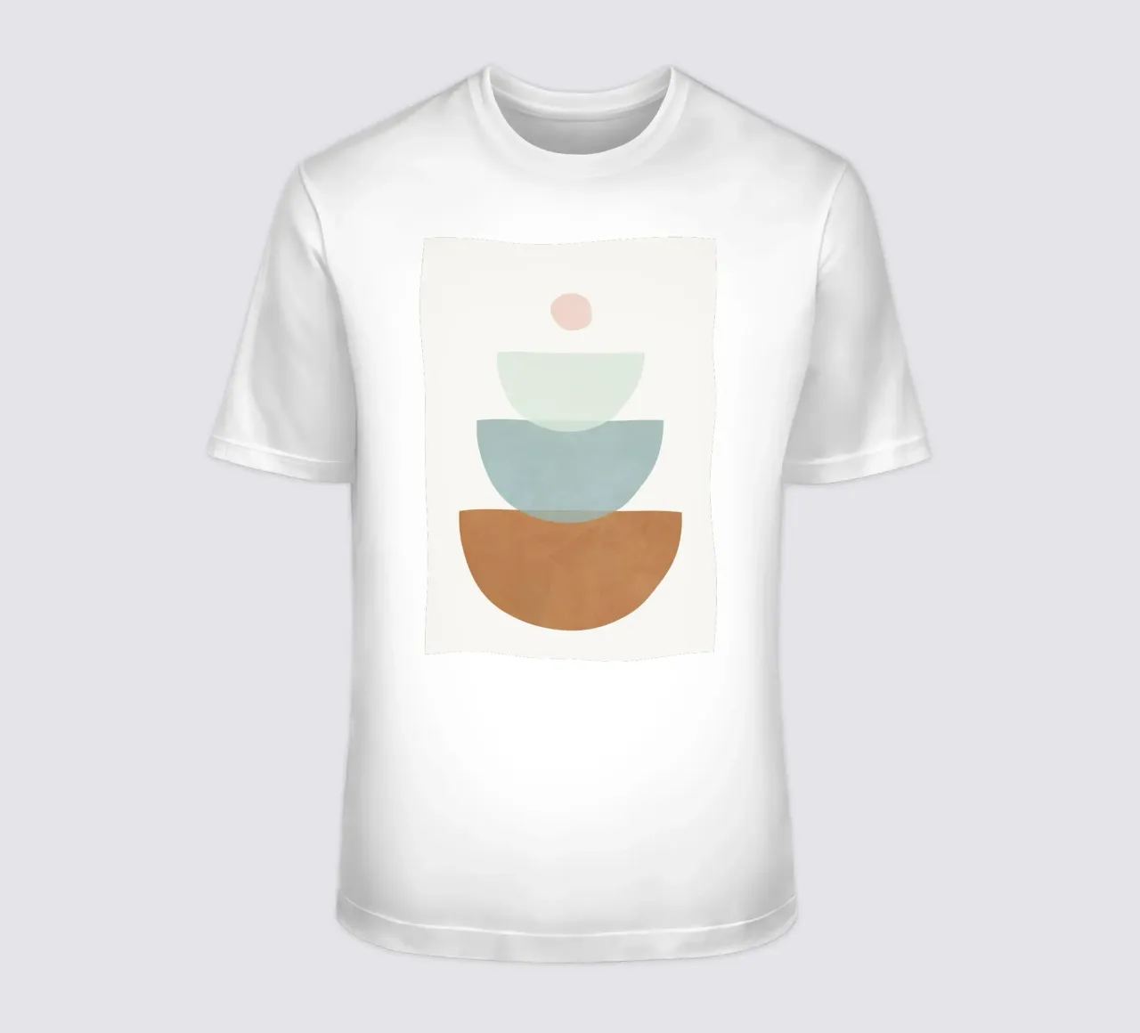 Soft Abstract Shapes 11 t-shirt da Flow Line