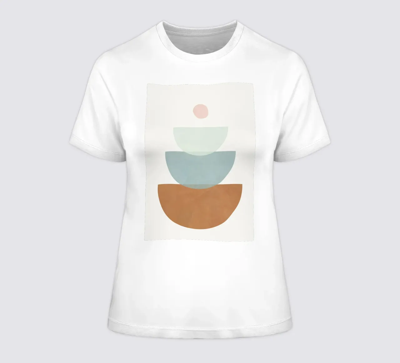 Soft Abstract Shapes 11 t-shirt da donna da Flow Line
