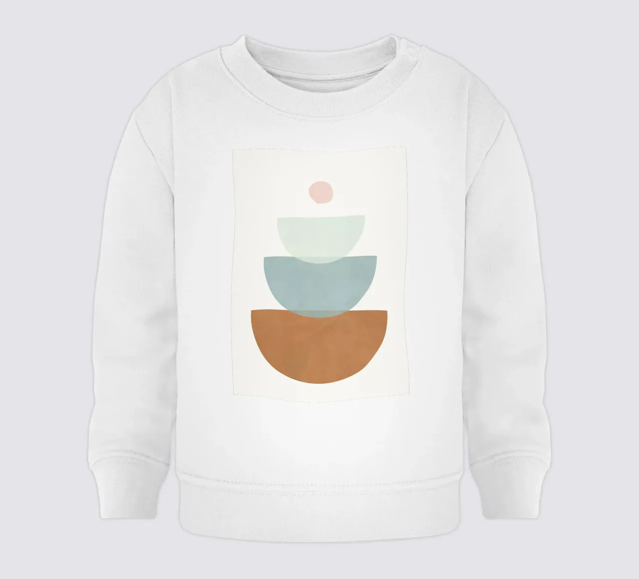 Soft Abstract Shapes 11 felpa neonato da Flow Line