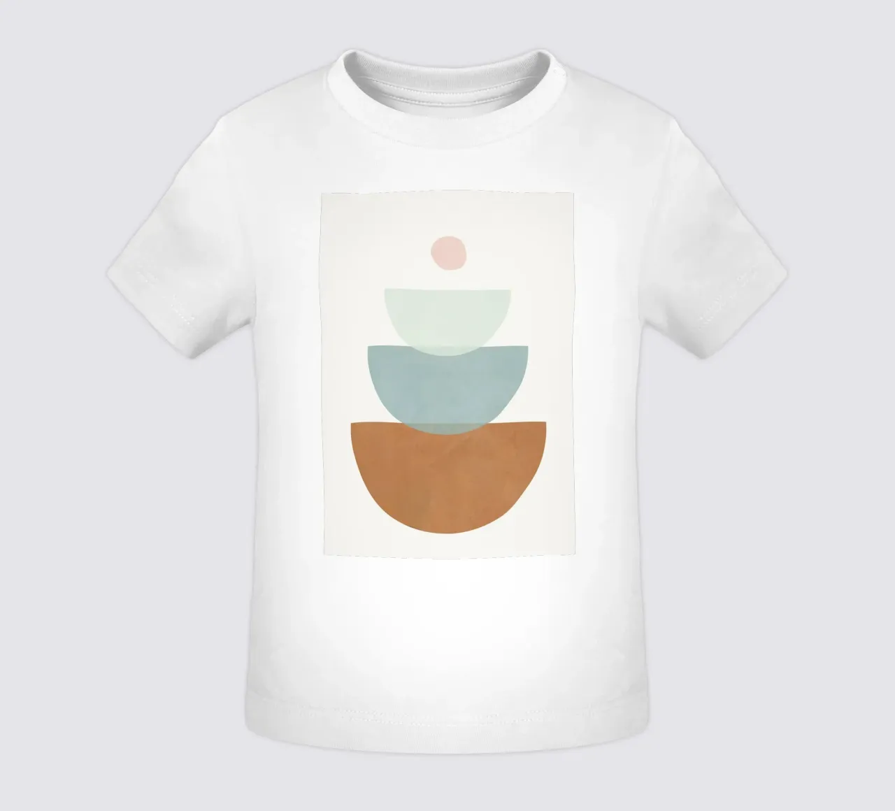 Soft Abstract Shapes 11 maglietta neonato da Flow Line