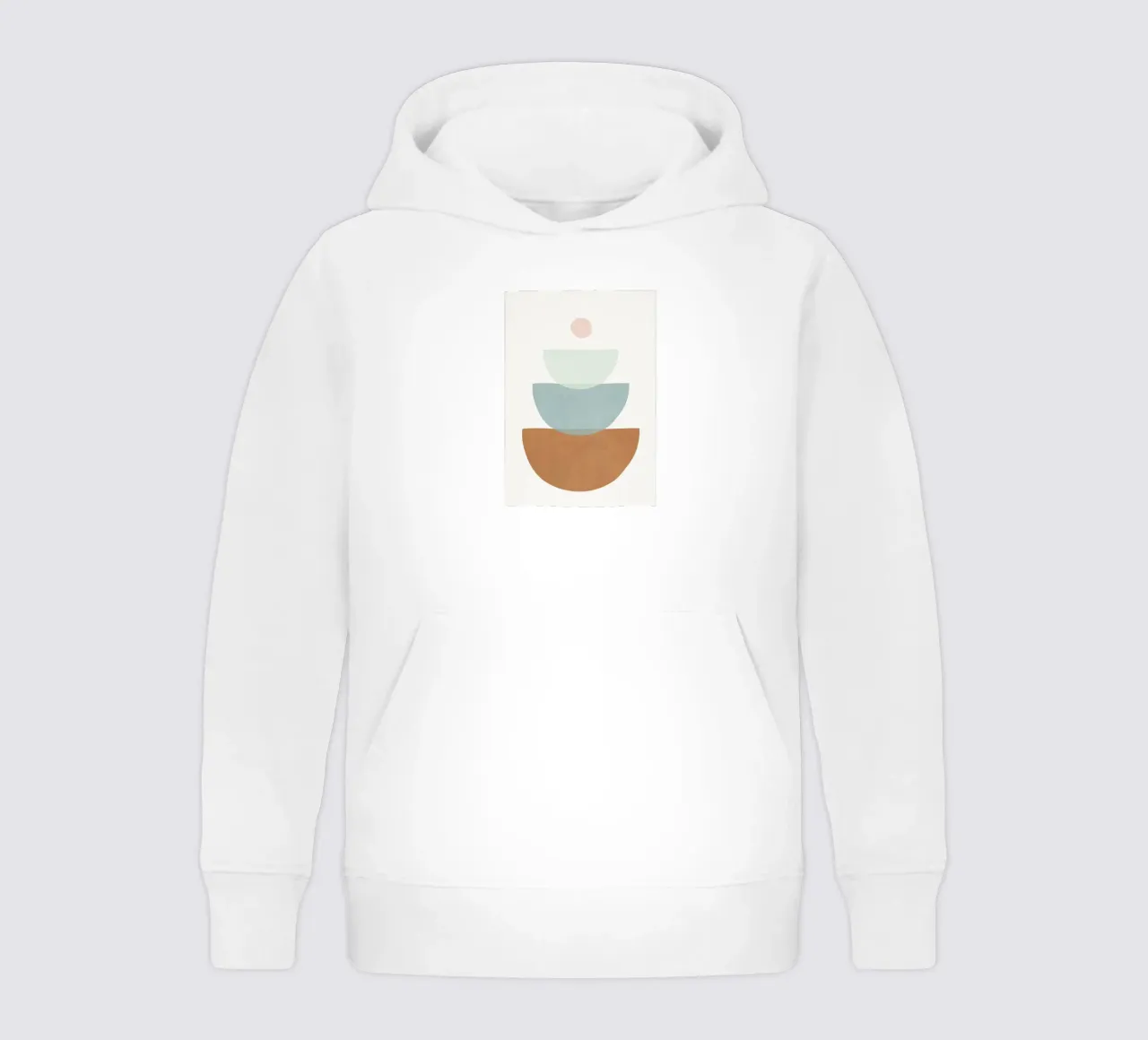 Soft Abstract Shapes 11 felpa bambino con cappuccio da Flow Line