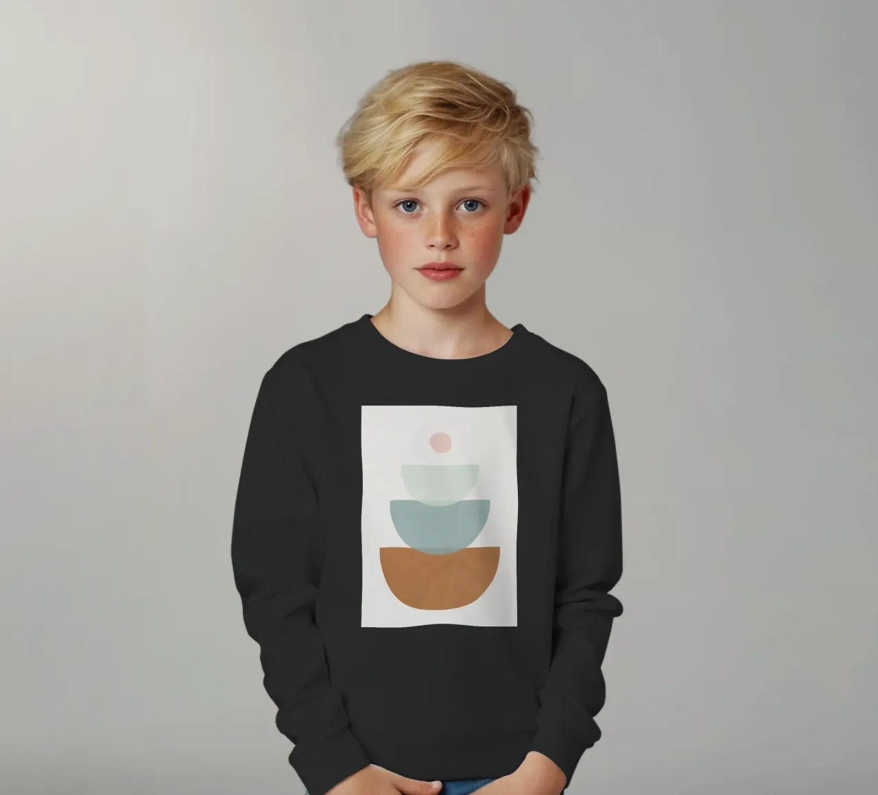 Soft Abstract Shapes 11 felpa bambino da Flow Line