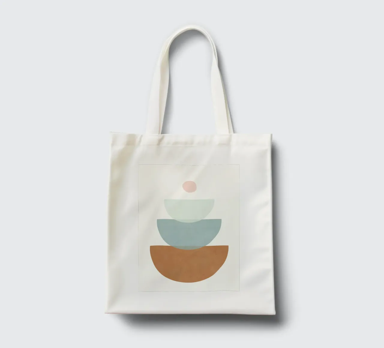 Soft Abstract Shapes 11 borsa in juta da Flow Line