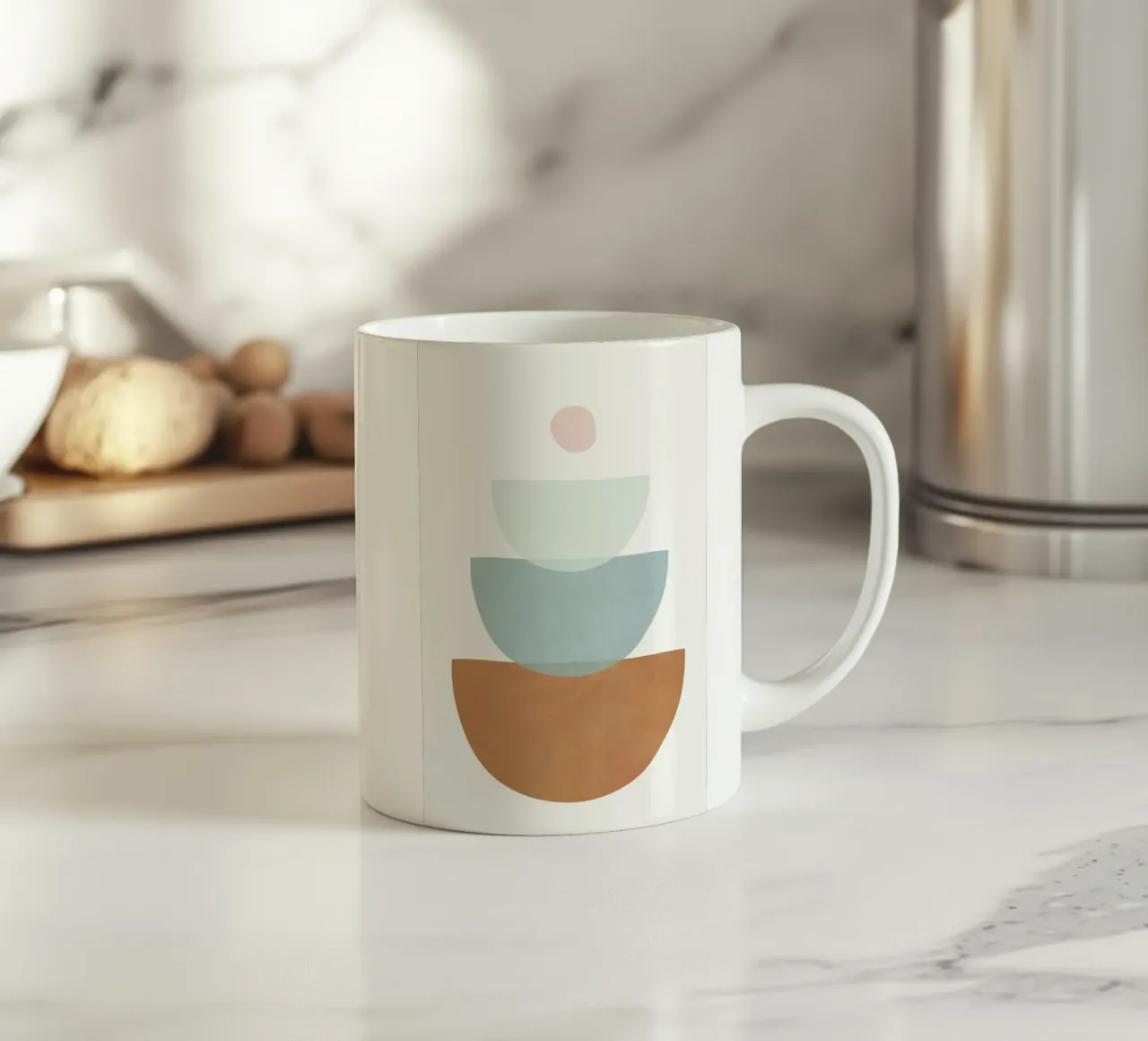 Soft Abstract Shapes 11 keramische mok van Flow Line