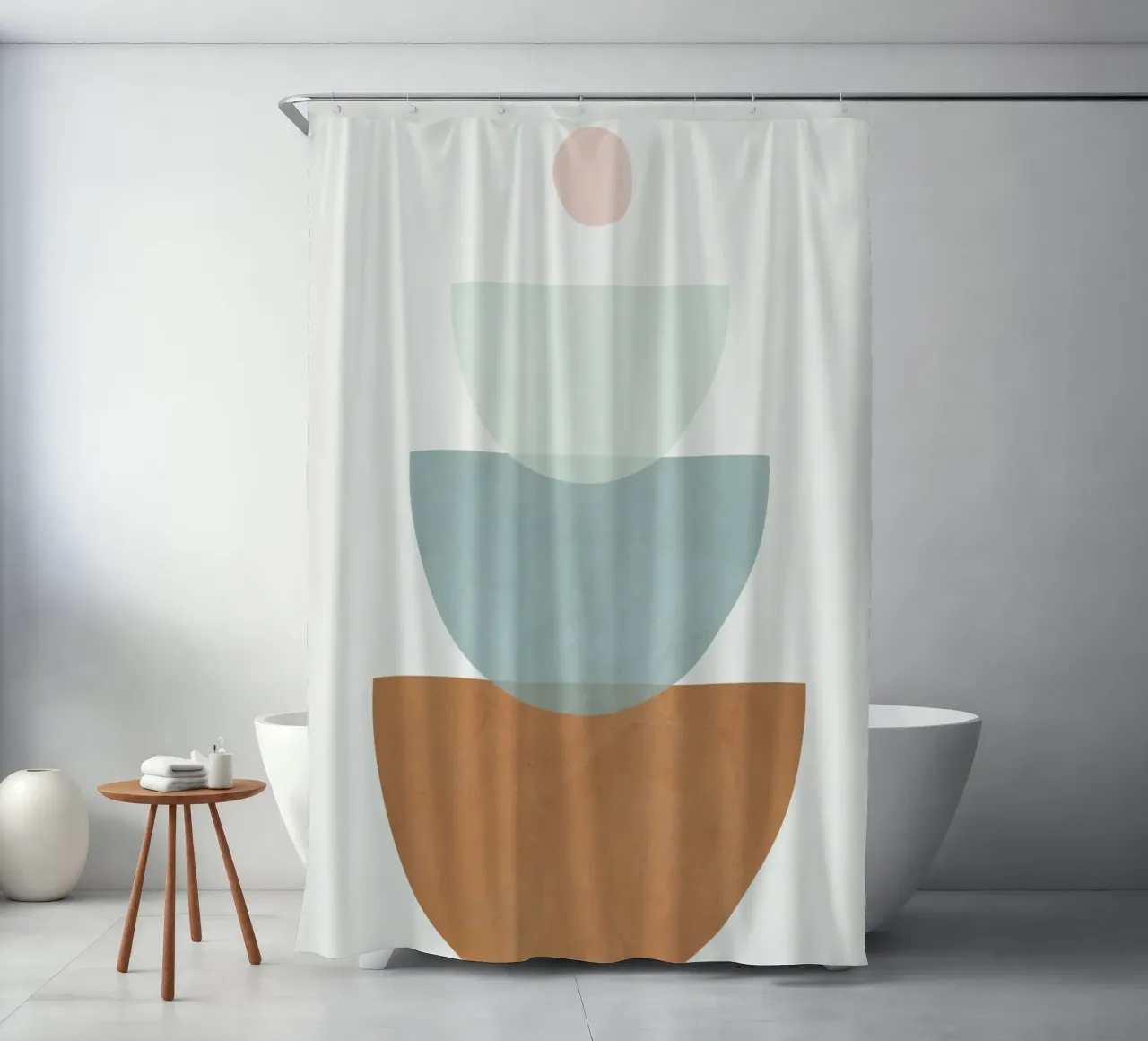 Soft Abstract Shapes 11 tenda da doccia da Flow Line