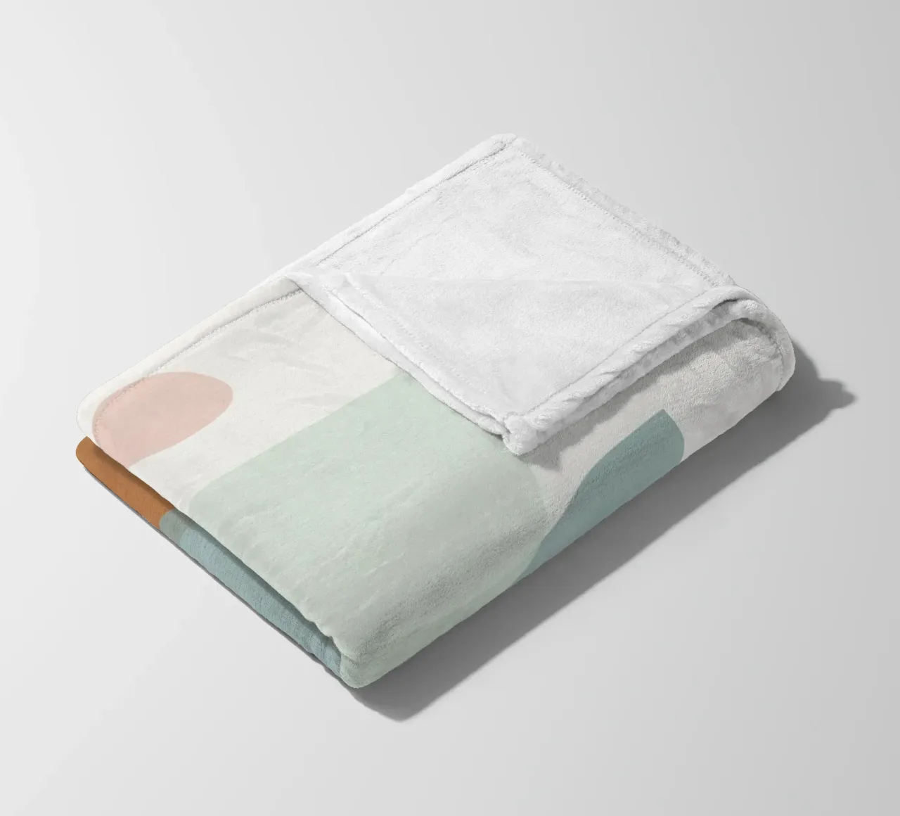 Soft Abstract Shapes 11 Fleecedecke von Flow Line