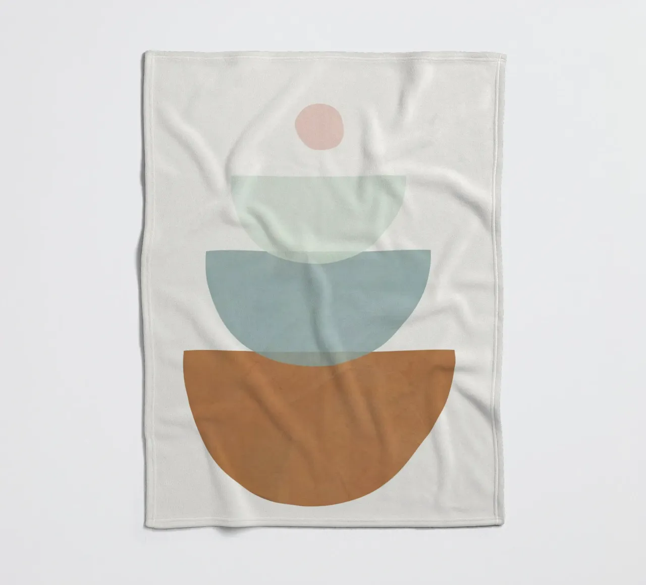 Soft Abstract Shapes 11 Fleecedecke von Flow Line