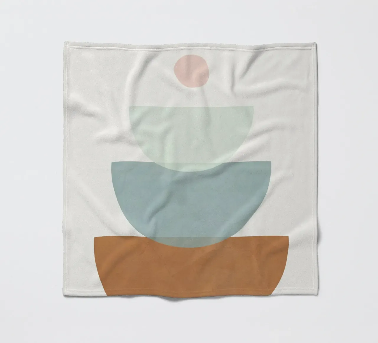 Soft Abstract Shapes 11 Fleecedecke von Flow Line