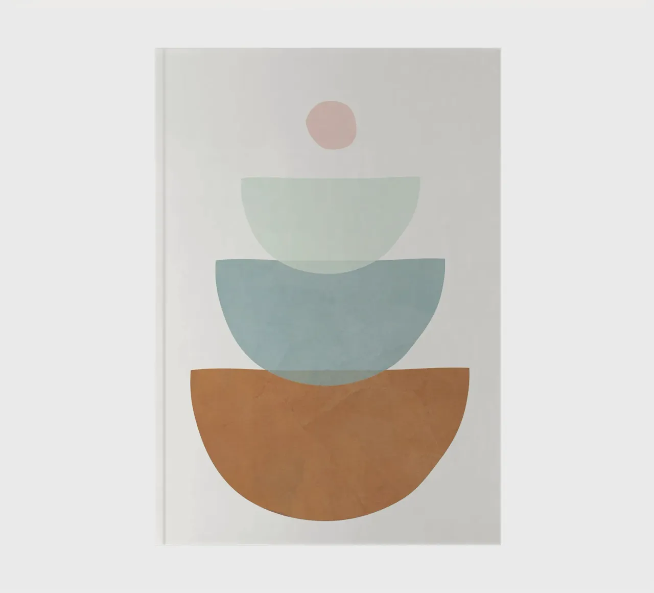 Soft Abstract Shapes 11 carnet de notes de Flow Line