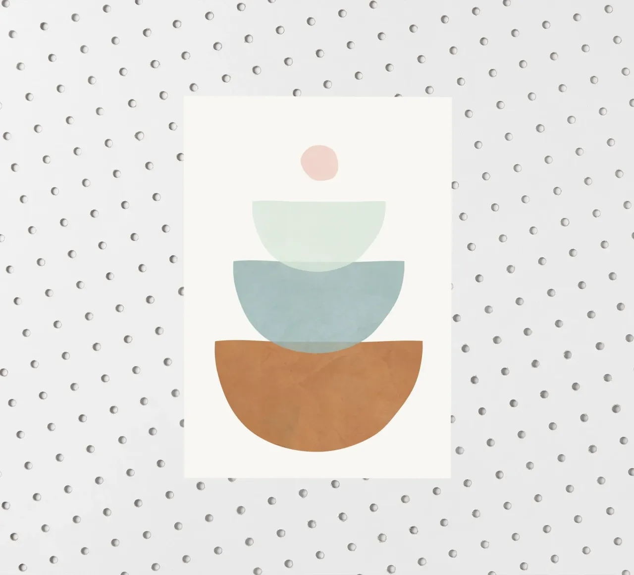 Soft Abstract Shapes 11 pegatina de Flow Line