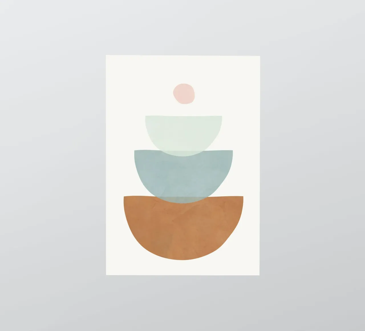 Soft Abstract Shapes 11 pegatina de Flow Line