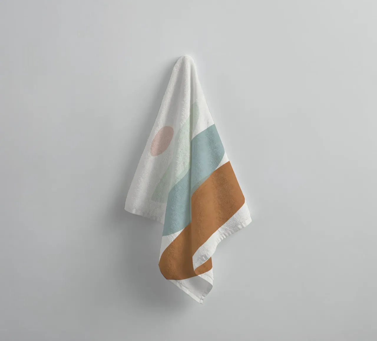 Soft Abstract Shapes 11 badhanddoek van Flow Line
