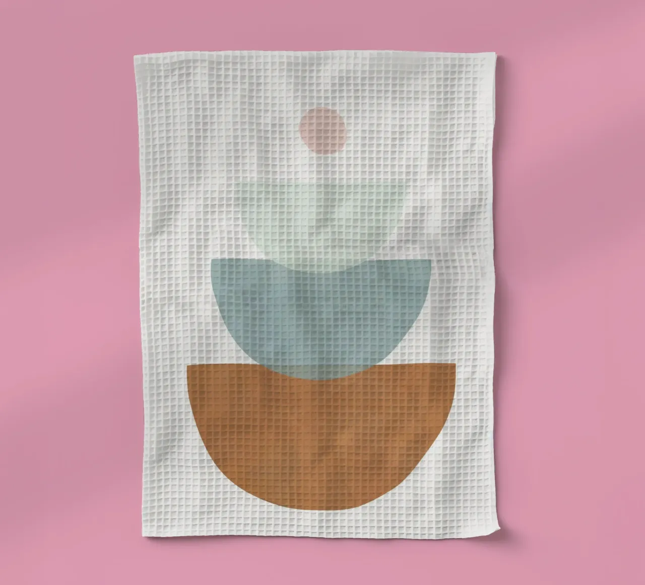 Soft Abstract Shapes 11 Geschirrtuch von Flow Line