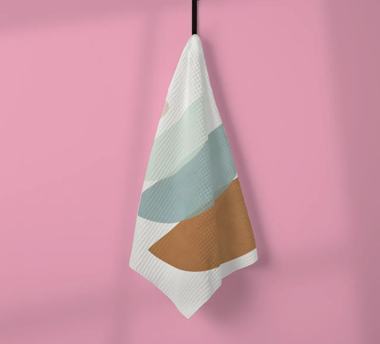 Soft Abstract Shapes 11 Geschirrtuch von Flow Line